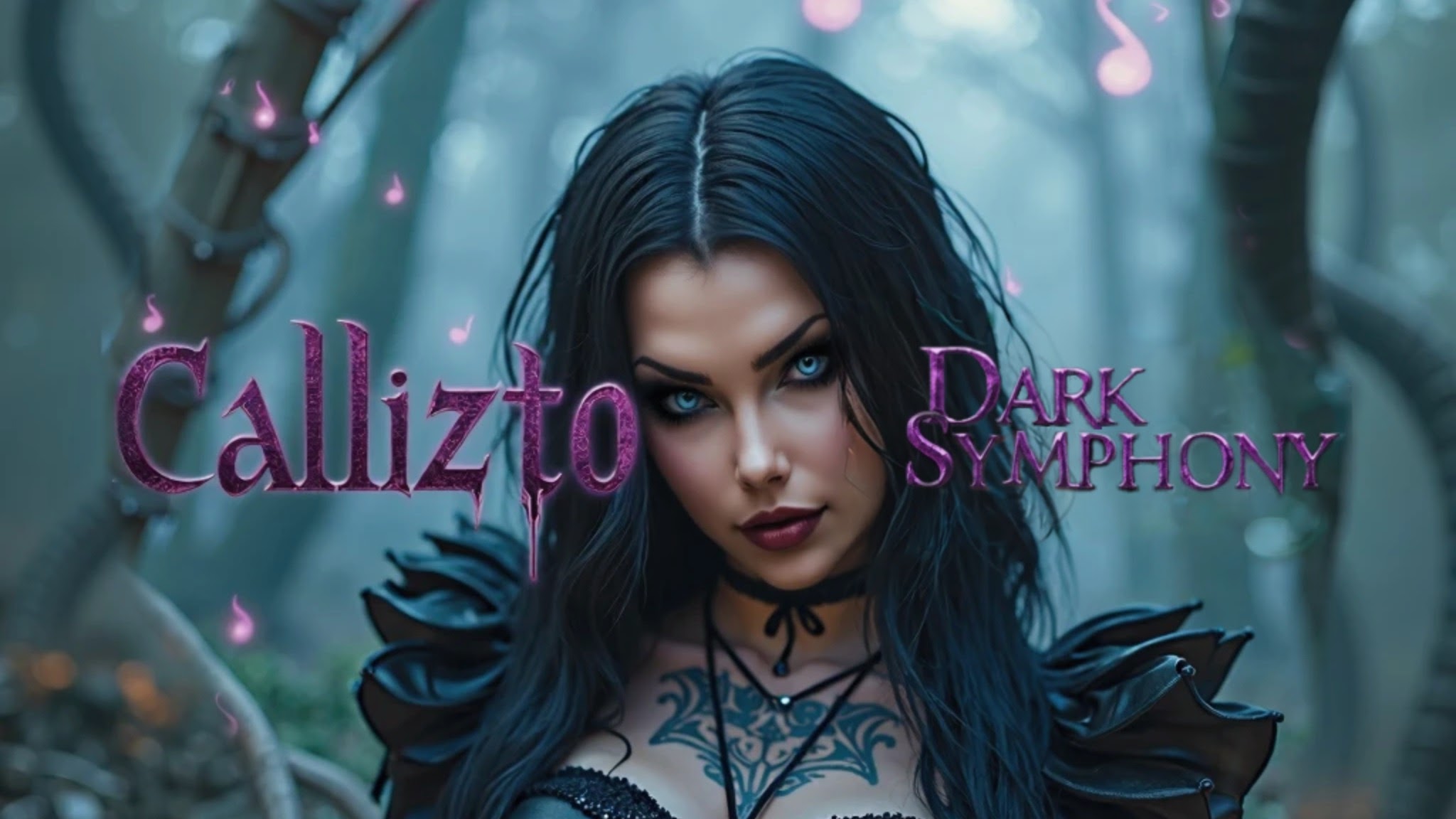YouTube Channel Banner for Callizto Dark Symphony